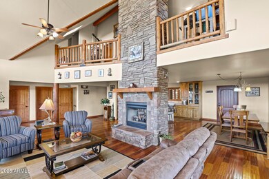 beautiful 2 way fireplace