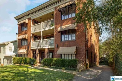 6 unit building has fantastic balconies.