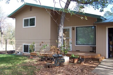 Front of home with new deck