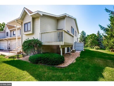 Large side yard with deck and patio and private he