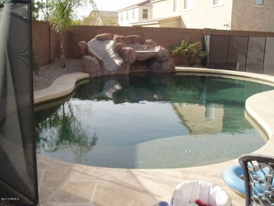 Pebble Tec Pool w/Water feature & slide
