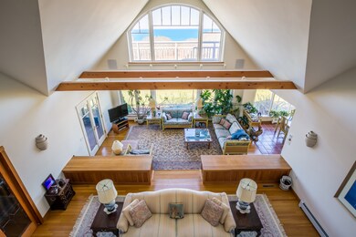 Open floor plan with waterviews