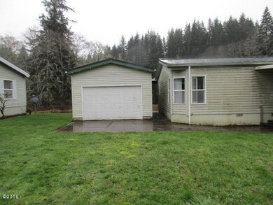 Driveway and garage