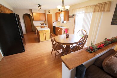 sun-filled dining area
