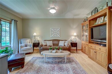 Enjoy the charm of the arched entryways and lovely