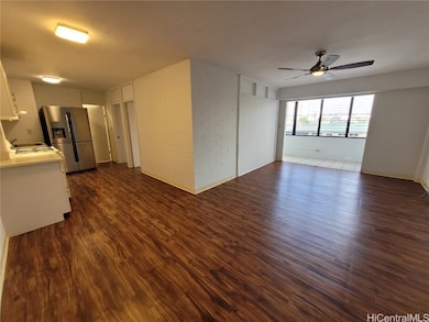 Spacious open floor plan for kitchen and living ar