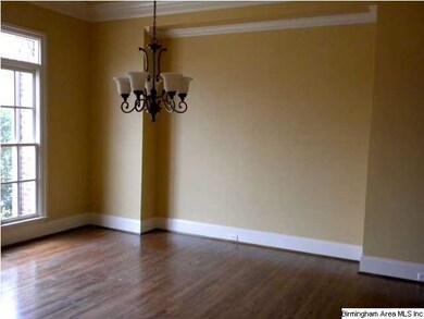 Dining room with great offset for china cabinet