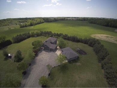 You can see the private acreage behind the propert