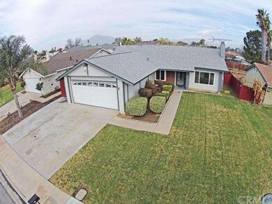 Aerial view of the home.