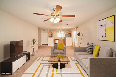 greatroom virtually staged