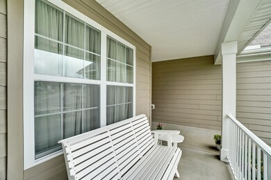 Another view of the outside porch area