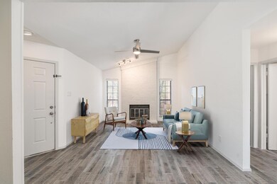 Spacious living room with high ceilings and a grea