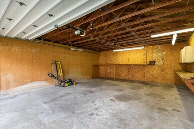 Oversized two car garage with 220 plug