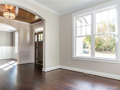 home office or study with hardwood floors