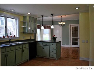Kitchen. Large kitchen with new appliances and eat