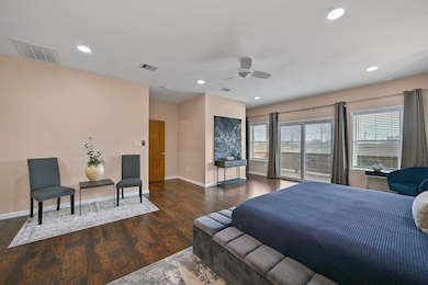 Almost 400 square foot Master Bedroom with hardwoo