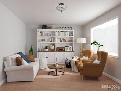Virtual Staged Sitting Room Area