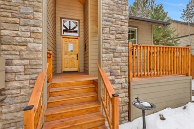 Extended covered porch