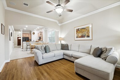 The large bright windows and high ceilings, with c