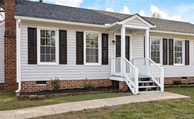 Exterior view, front of home.