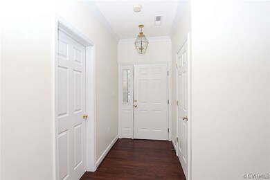 Beautiful Foyer with new floors and extra large st