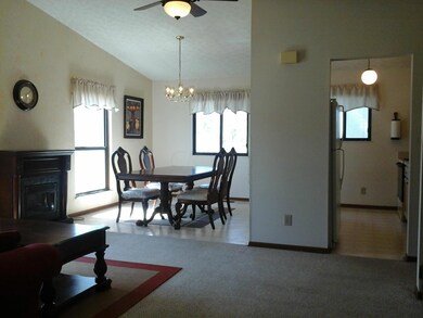 Open Floor Plan, with Cathedral Ceiling