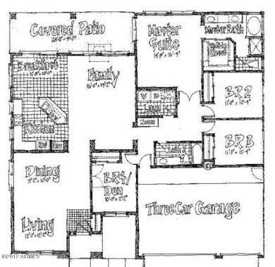CENTEX CHATEAU FLOOR PLAN
