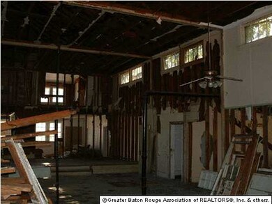 Interior has been gutted for remodeling.