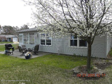 Rear patio