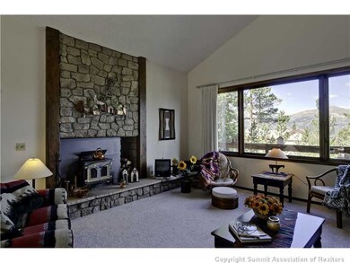 Living Room. Stunning views of Breckenridge Ski Ar