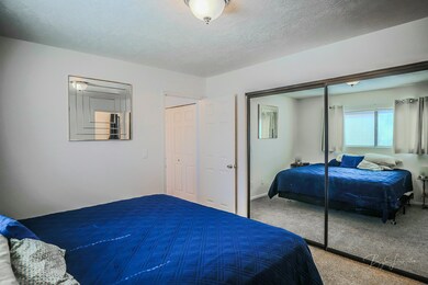 mirrored closet doors!