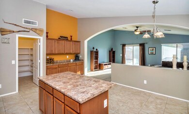 Kitchen Looking into Living
