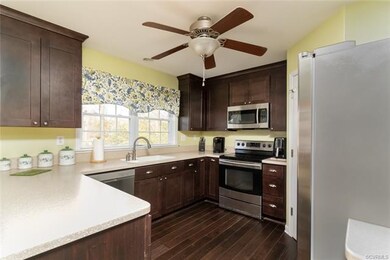 Kitchen with SS appliances