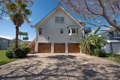 A view of the front of the home with huge over siz