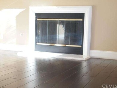 Cozy fireplace.