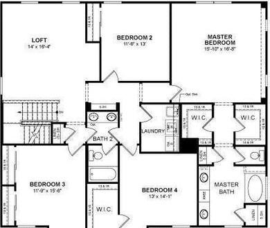 Up Stairs Floor Plan