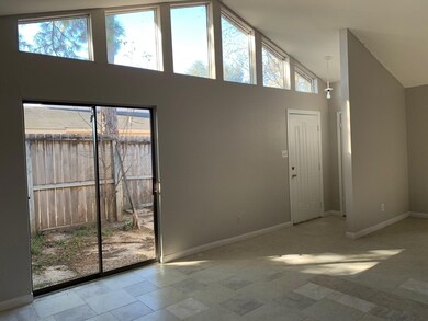 front door and patio