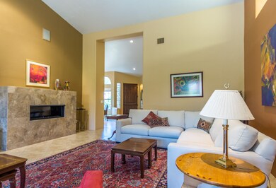 Great Room with Custom Fireplace