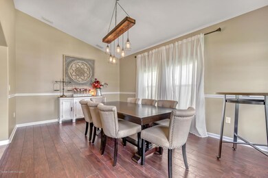 High Ceilings and Wood Floors!