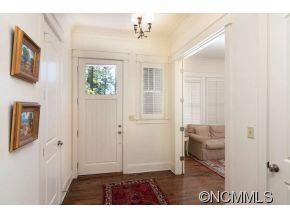 Bright entrance with office