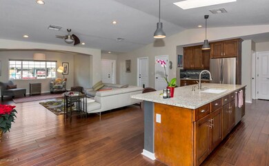 Kitchen Looking Into Living/Great Room