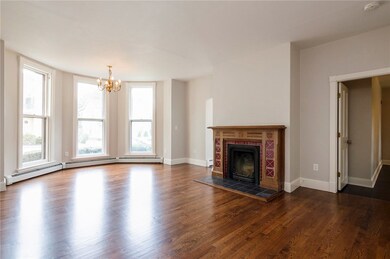 Great room with non-working fireplace