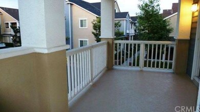 Spacious balcony adjacent to dining area
