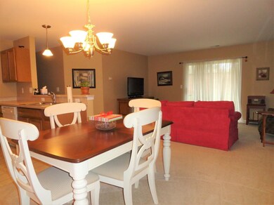 Open concept eating/kitchen/family room.