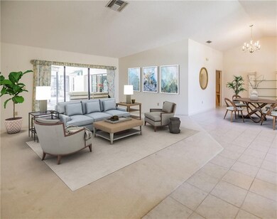 Virtually Staged Living Room