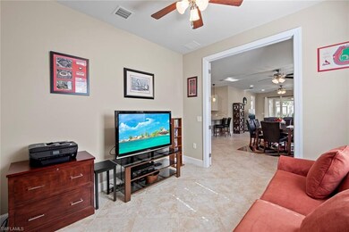 View from den looking out to living area