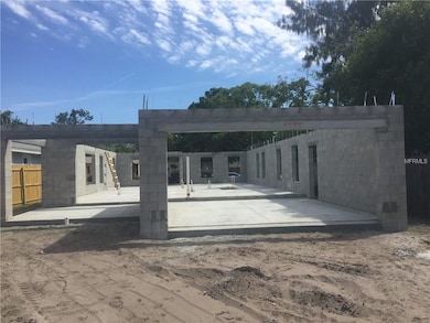 Back view of exterior.  The house will have a alle