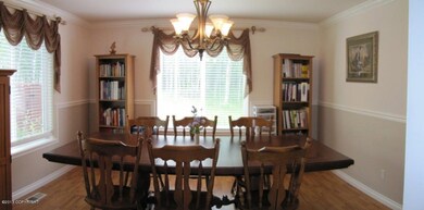 Expansive formal dining room