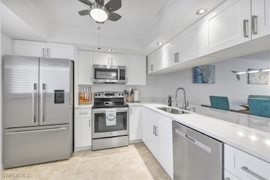 Kitchen featuring appliances with stainless steel