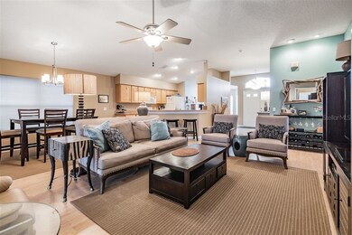 Great room w/ open floor plan